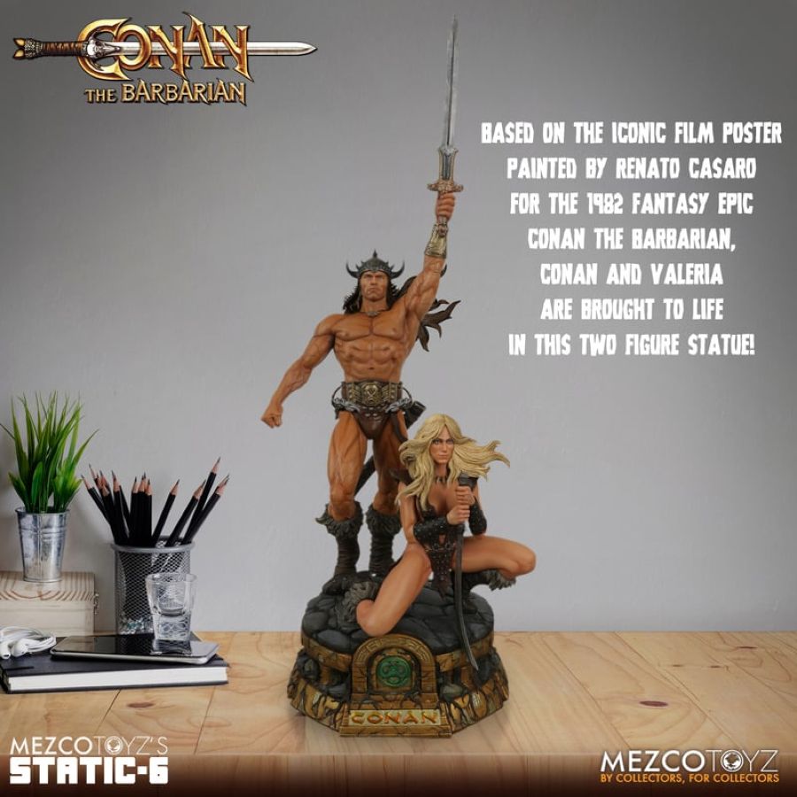 Pop Weasel - Image 2 of Conan the Barbarian (1982) - Conan Static 6 Statue - Mezco Toyz - Statue - Image - Pop Weasel