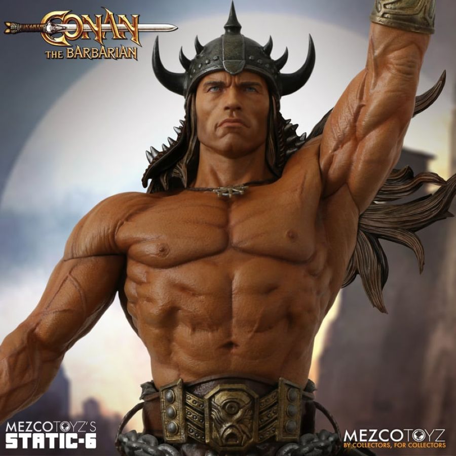 Pop Weasel - Image 4 of Conan the Barbarian (1982) - Conan Static 6 Statue - Mezco Toyz - Statue - Image - Pop Weasel