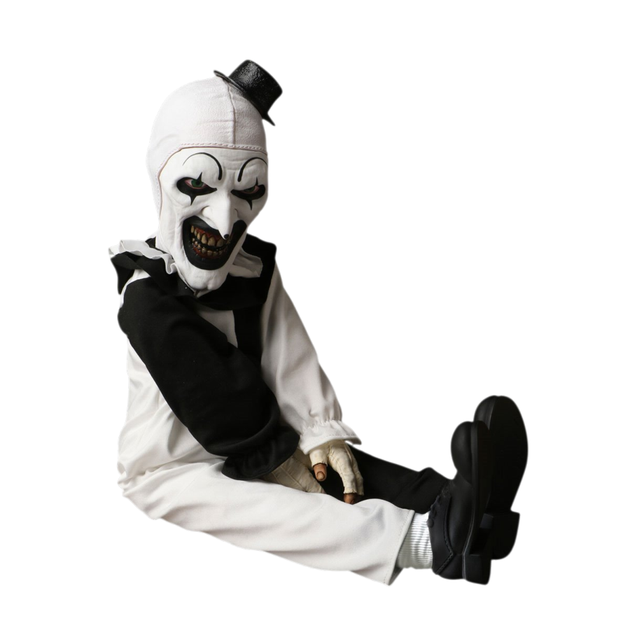 Terrifier - Art The Clown 18&#039;&#039; Roto Plush - Mezco Toyz - Statue - Image - Pop Weasel