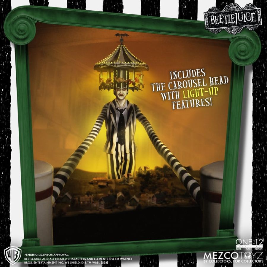 Image Pop Weasel - Image 3 of Beetlejuice 2 - Beetlejuice Deluxe One:12 Collective Action Figure - Mezco Toyz - Action Figure - Image - Pop Weasel