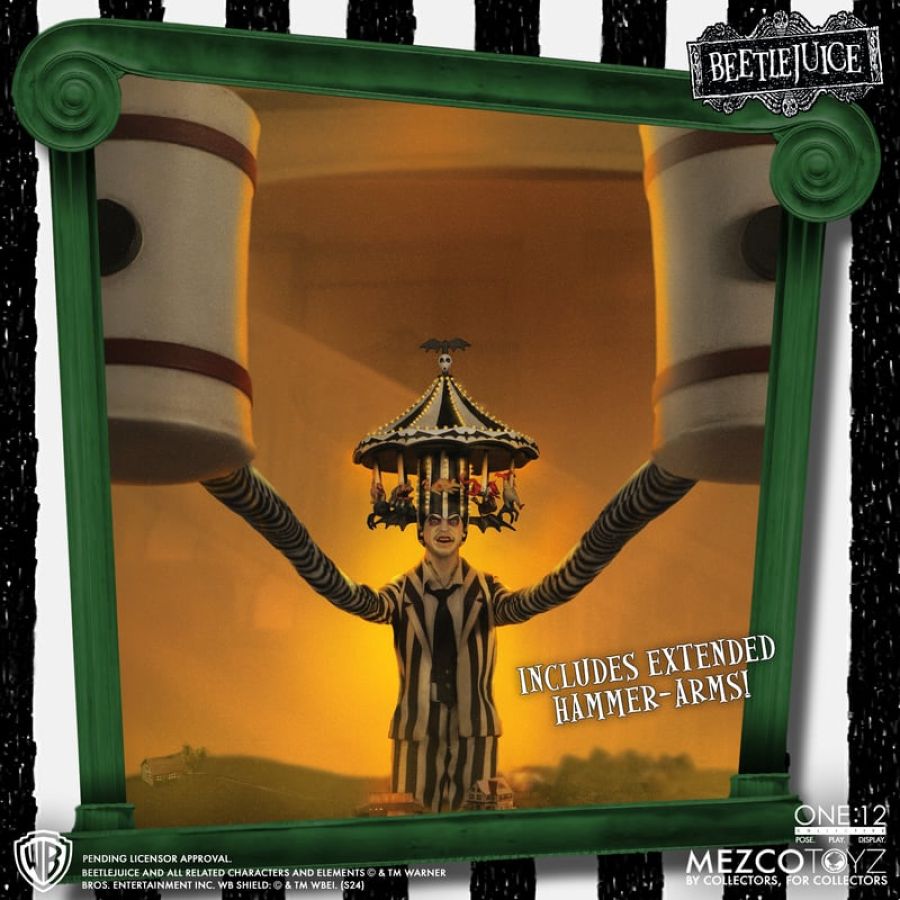 Image Pop Weasel - Image 4 of Beetlejuice 2 - Beetlejuice Deluxe One:12 Collective Action Figure - Mezco Toyz - Action Figure - Image - Pop Weasel