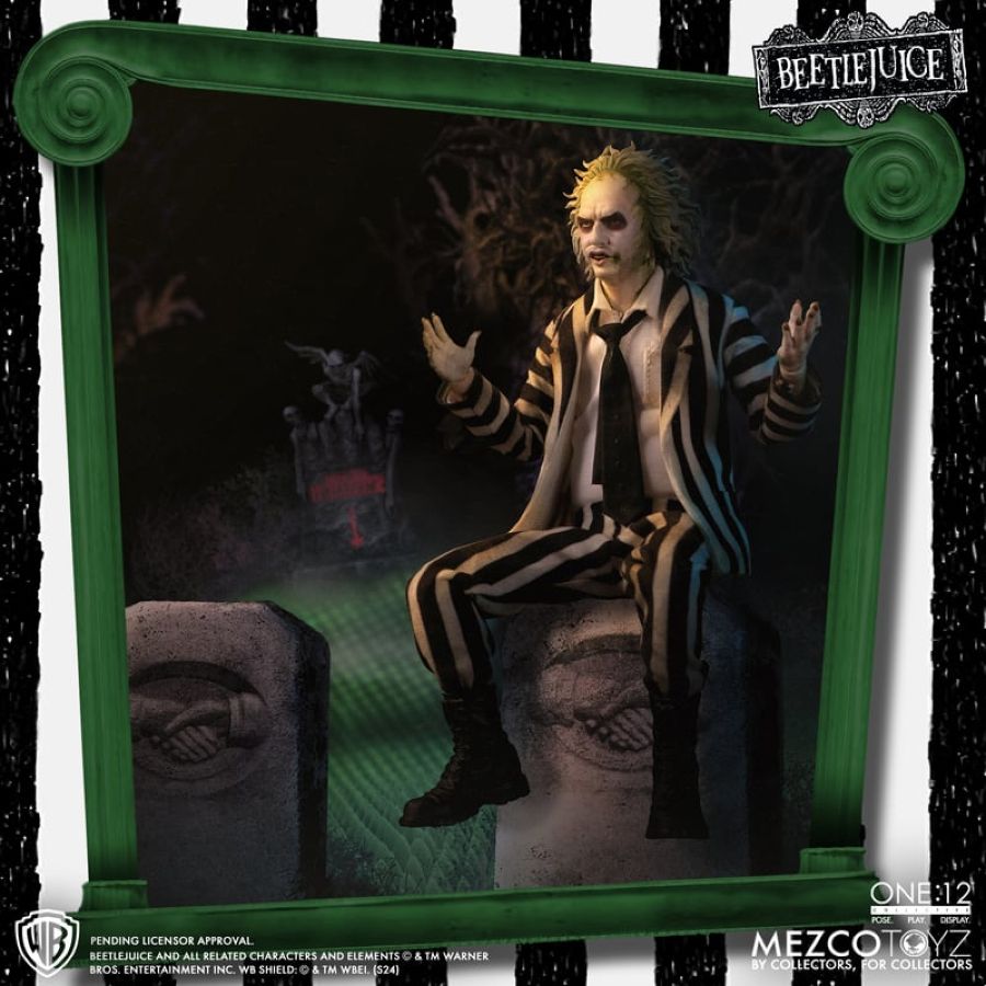 Image Pop Weasel - Image 5 of Beetlejuice 2 - Beetlejuice Deluxe One:12 Collective Action Figure - Mezco Toyz - Action Figure - Image - Pop Weasel