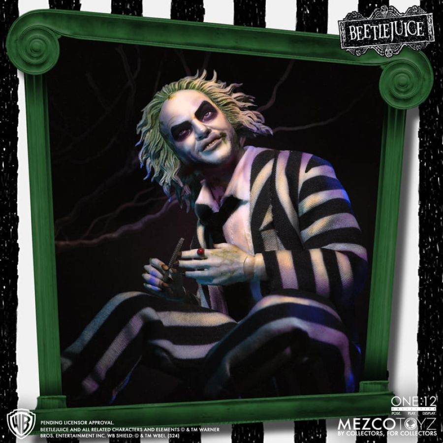 Image Pop Weasel - Image 7 of Beetlejuice 2 - Beetlejuice Deluxe One:12 Collective Action Figure - Mezco Toyz - Action Figure - Image - Pop Weasel