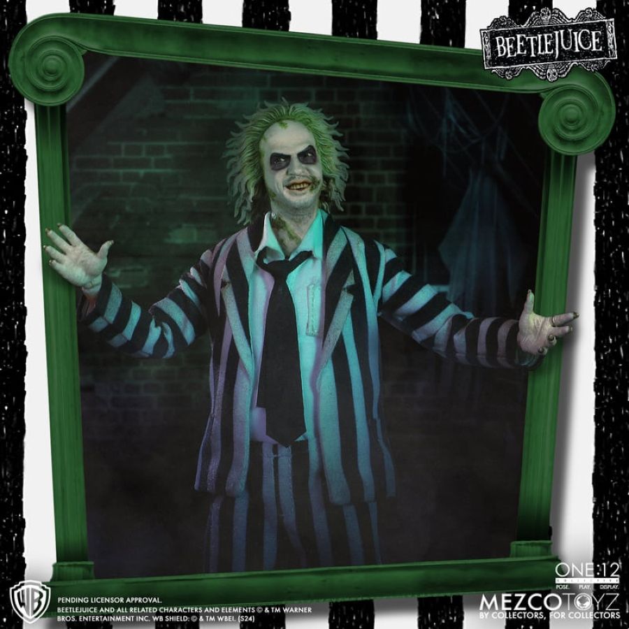 Image Pop Weasel - Image 9 of Beetlejuice 2 - Beetlejuice Deluxe One:12 Collective Action Figure - Mezco Toyz - Action Figure - Image - Pop Weasel