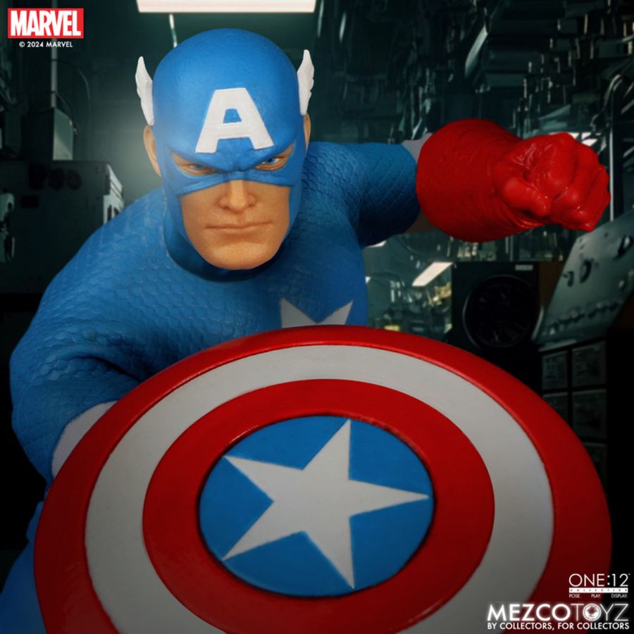 Pop Weasel - Image 3 of Captain America - Silver Age Edition One:12 Collective Figure - Mezco Toyz - statue - Image - Pop Weasel