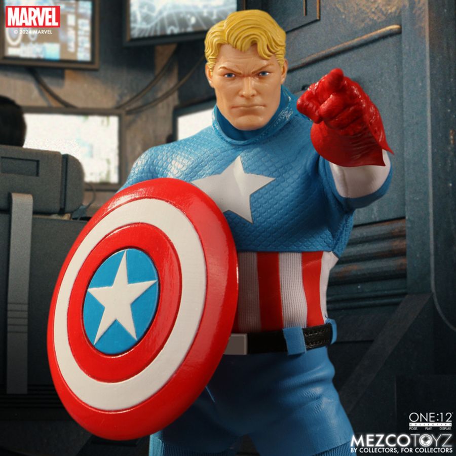 Pop Weasel - Image 4 of Captain America - Silver Age Edition One:12 Collective Figure - Mezco Toyz - statue - Image - Pop Weasel