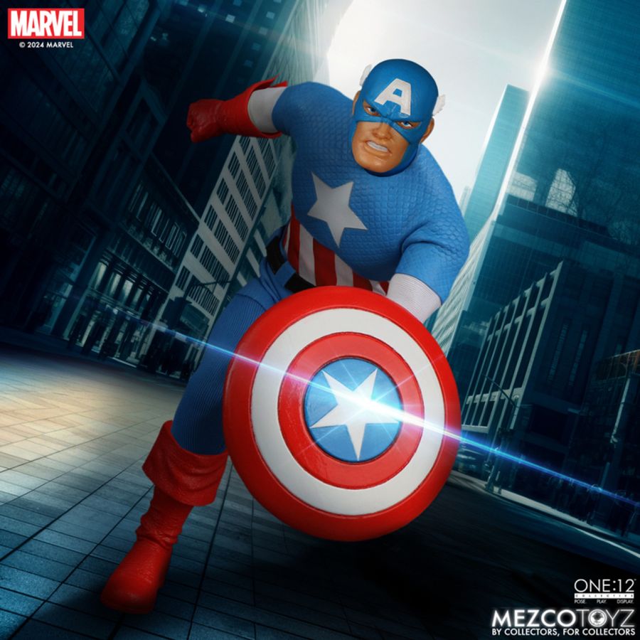 Pop Weasel - Image 5 of Captain America - Silver Age Edition One:12 Collective Figure - Mezco Toyz - statue - Image - Pop Weasel