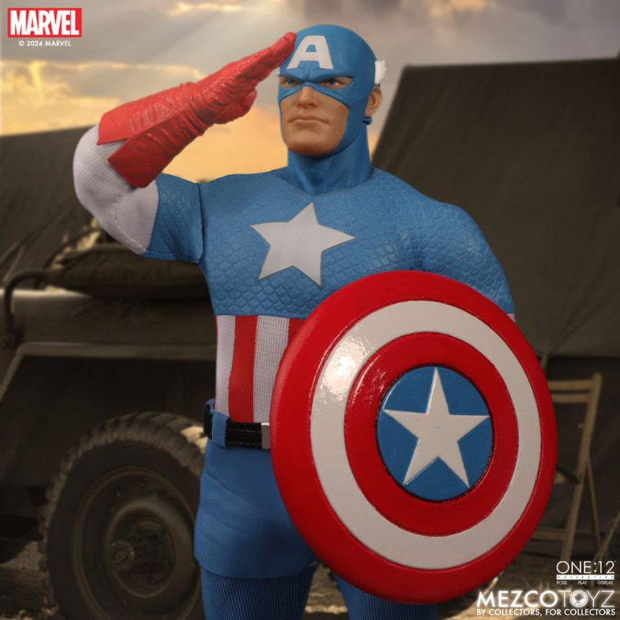 Pop Weasel - Image 6 of Captain America - Silver Age Edition One:12 Collective Figure - Mezco Toyz - statue - Image - Pop Weasel