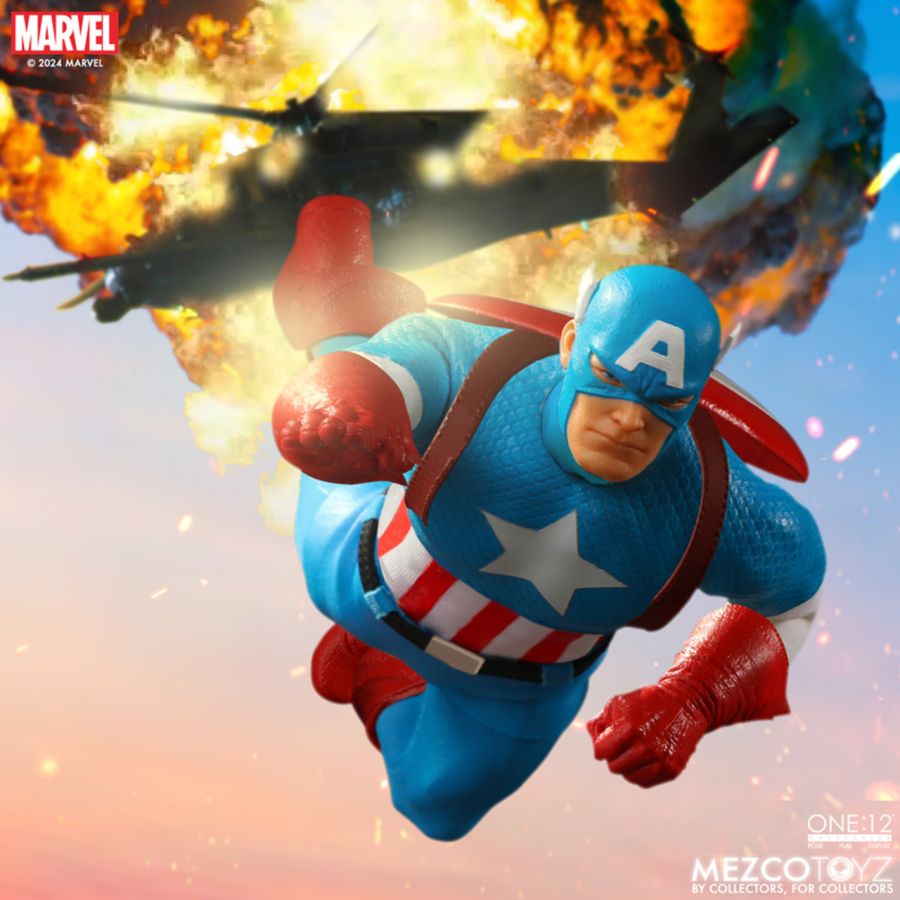 Pop Weasel - Image 8 of Captain America - Silver Age Edition One:12 Collective Figure - Mezco Toyz - statue - Image - Pop Weasel