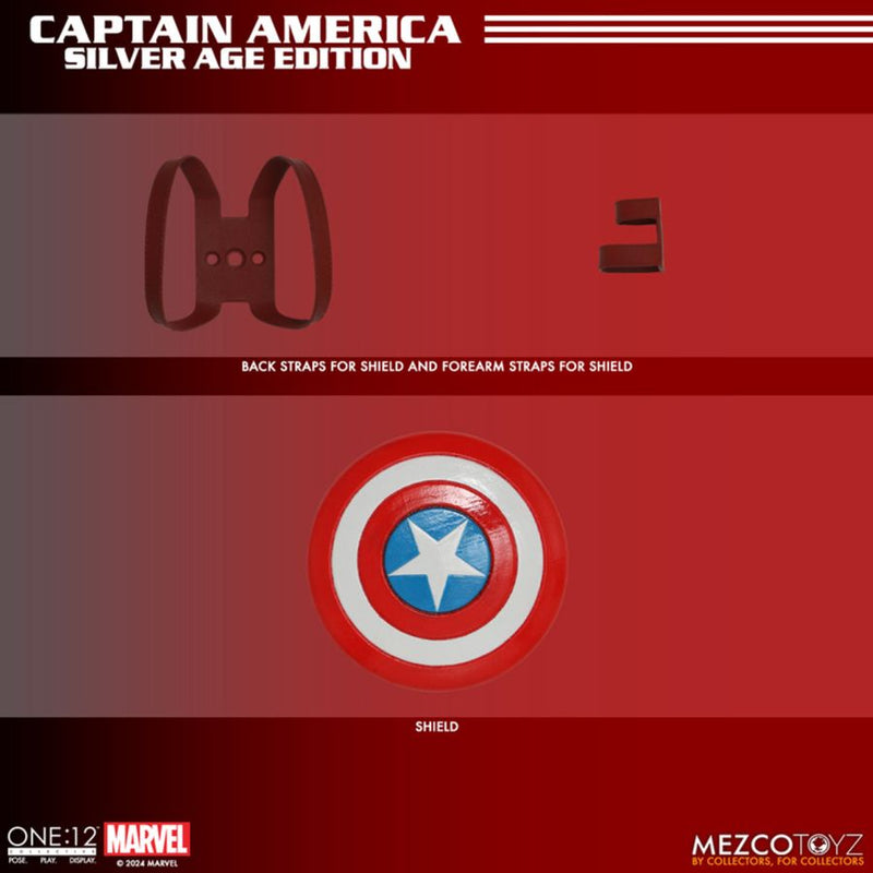 Pop Weasel - Image 12 of Captain America - Silver Age Edition One:12 Collective Figure - Mezco Toyz