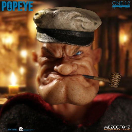 Pop Weasel - Image 2 of Popeye - Popeye One:12 Collective Action Figure - Mezco Toyz