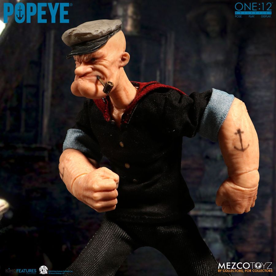 Pop Weasel - Image 4 of Popeye - Popeye One:12 Collective Action Figure - Mezco Toyz - Statue - Image - Pop Weasel