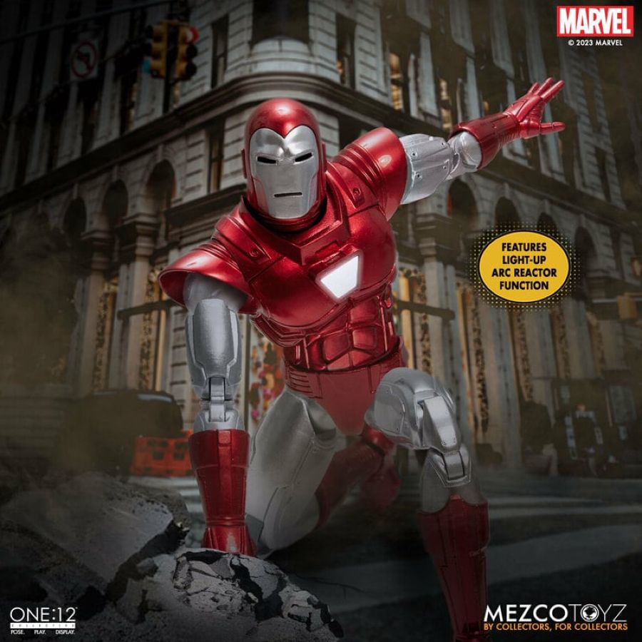 Pop Weasel - Image 3 of Iron Man - Silver Centurion One:12 Collective Figure - Mezco Toys - Statue - Image - Pop Weasel