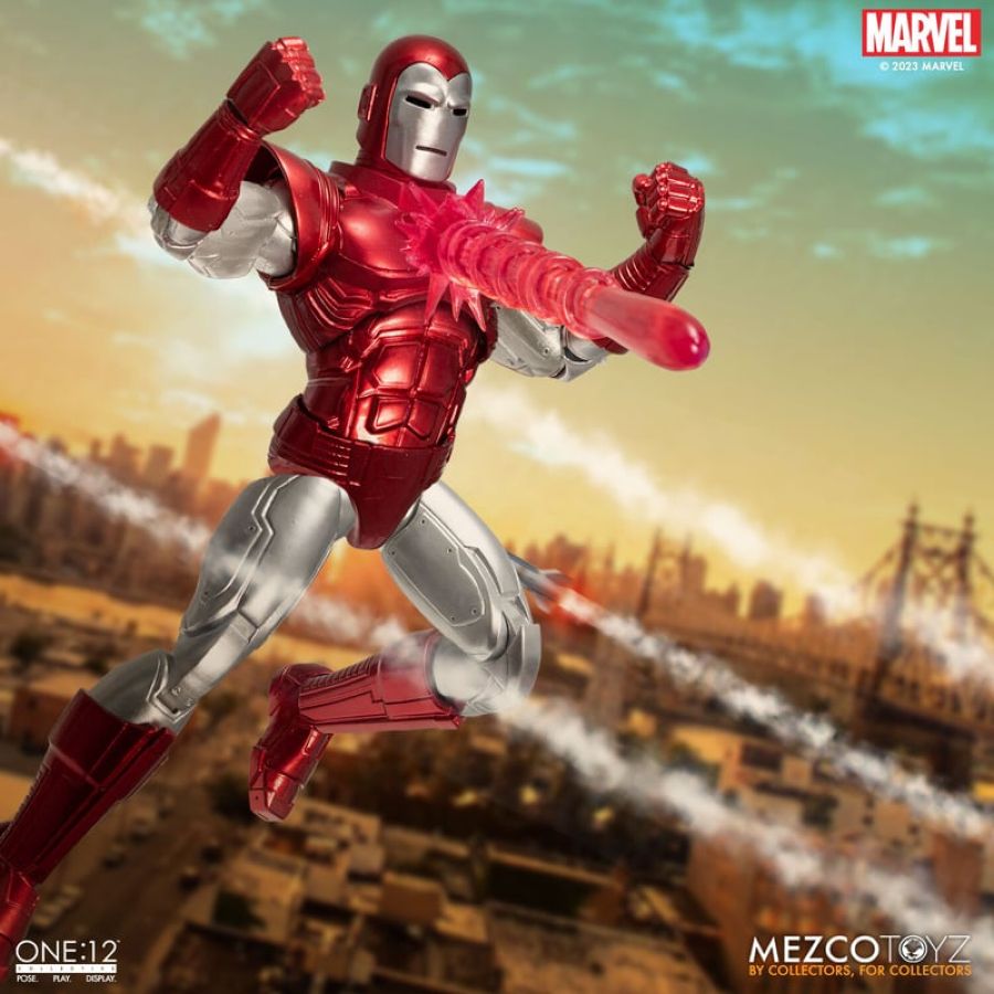 Pop Weasel - Image 5 of Iron Man - Silver Centurion One:12 Collective Figure - Mezco Toys - Statue - Image - Pop Weasel