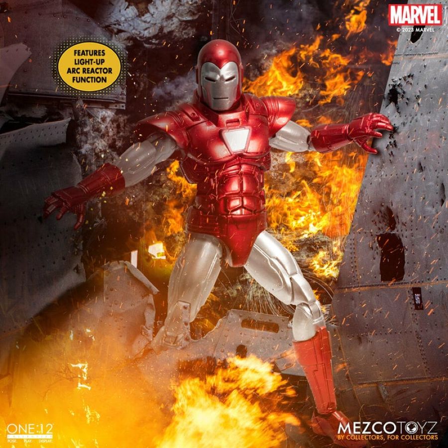 Pop Weasel - Image 7 of Iron Man - Silver Centurion One:12 Collective Figure - Mezco Toys - Statue - Image - Pop Weasel