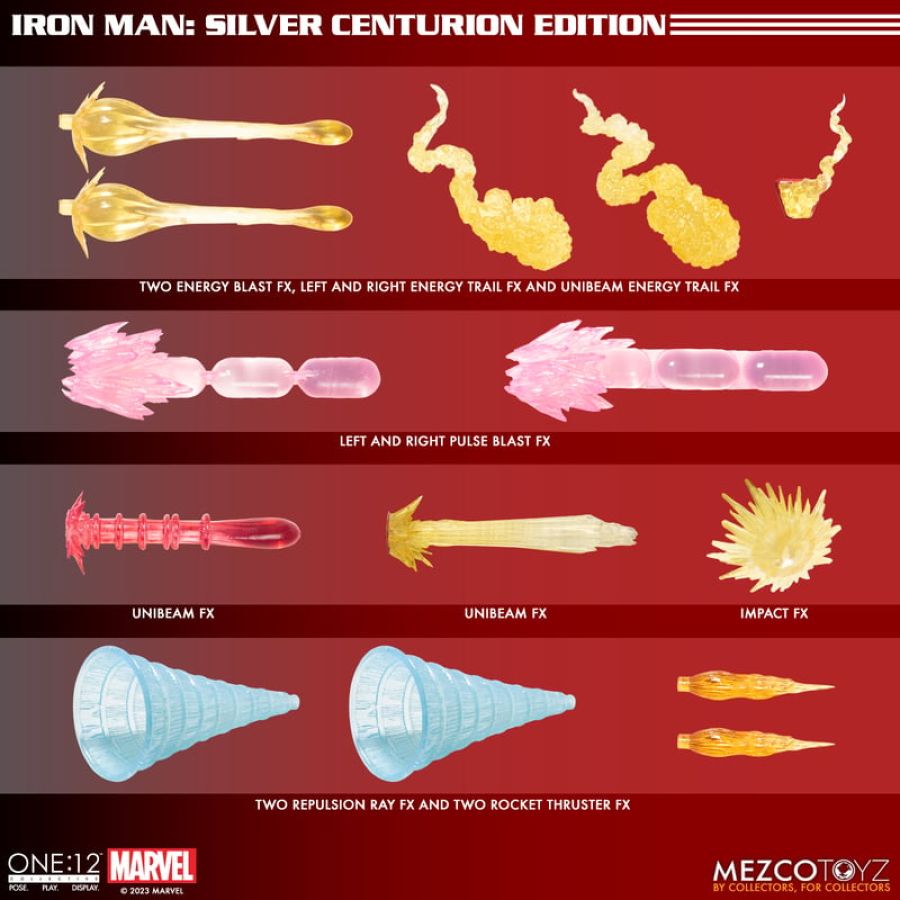 Pop Weasel - Image 12 of Iron Man - Silver Centurion One:12 Collective Figure - Mezco Toys - Statue - Image - Pop Weasel