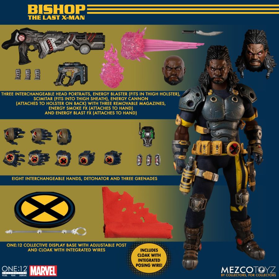 Pop Weasel - Image 14 of Marvel Comics - Bishop One:12 Collective Action Figure - Mezco Toyz - Action Figure - Image - Pop Weasel