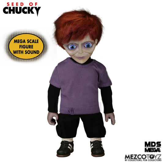 Image Pop Weasel - Image 2 of Child&#039;s Play 5: Seed of Chucky - Glen Mega Scale Action Figure with Sound - Mezco Toyz