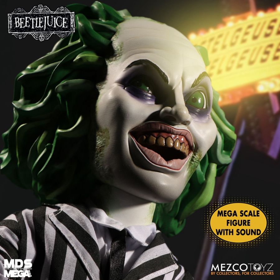 Pop Weasel - Image 4 of Beetlejuice - 15" Mega Scale Figure - Mezco Toyz - Statue - Image - Pop Weasel