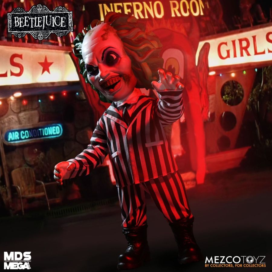 Pop Weasel - Image 6 of Beetlejuice - 15" Mega Scale Figure - Mezco Toyz - Statue - Image - Pop Weasel