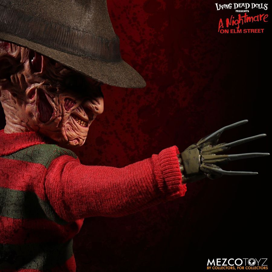 Image Pop Weasel - Image 3 of Living Dead Dolls - Freddy Krueger with Sound - Mezco Toyz - Action Figure - Image - Pop Weasel