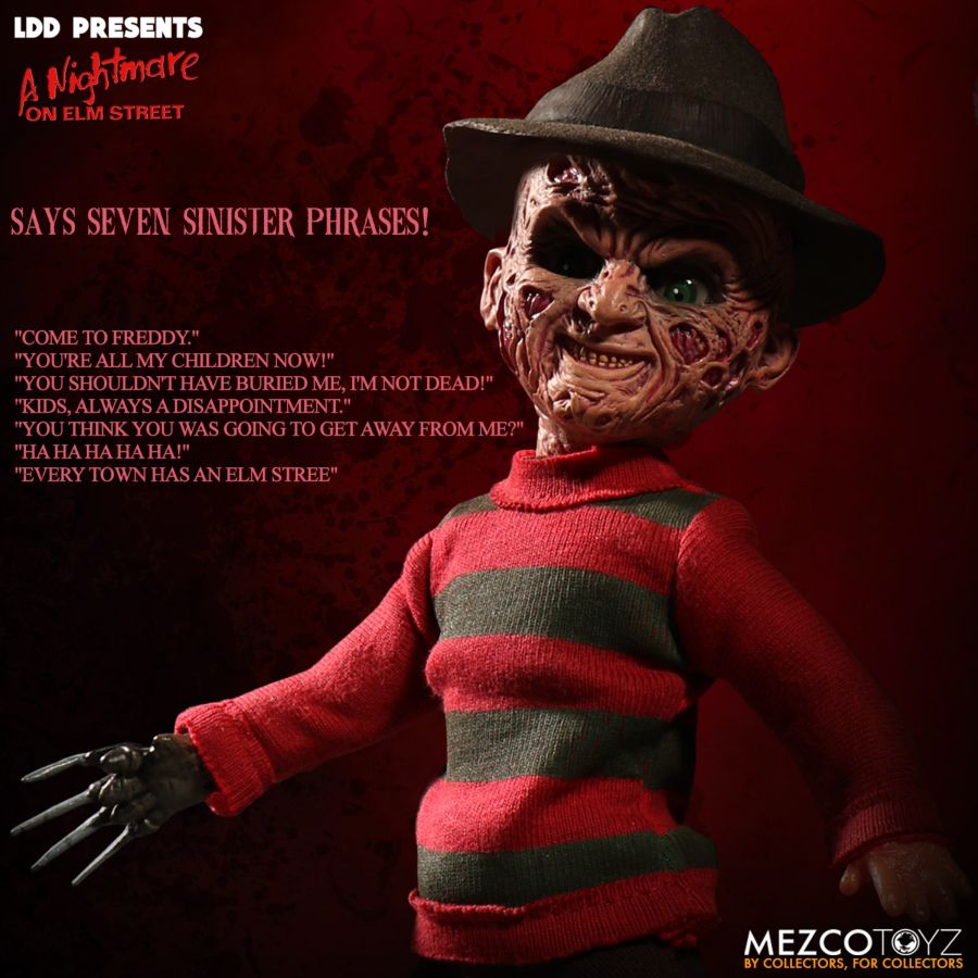 Image Pop Weasel - Image 5 of Living Dead Dolls - Freddy Krueger with Sound - Mezco Toyz