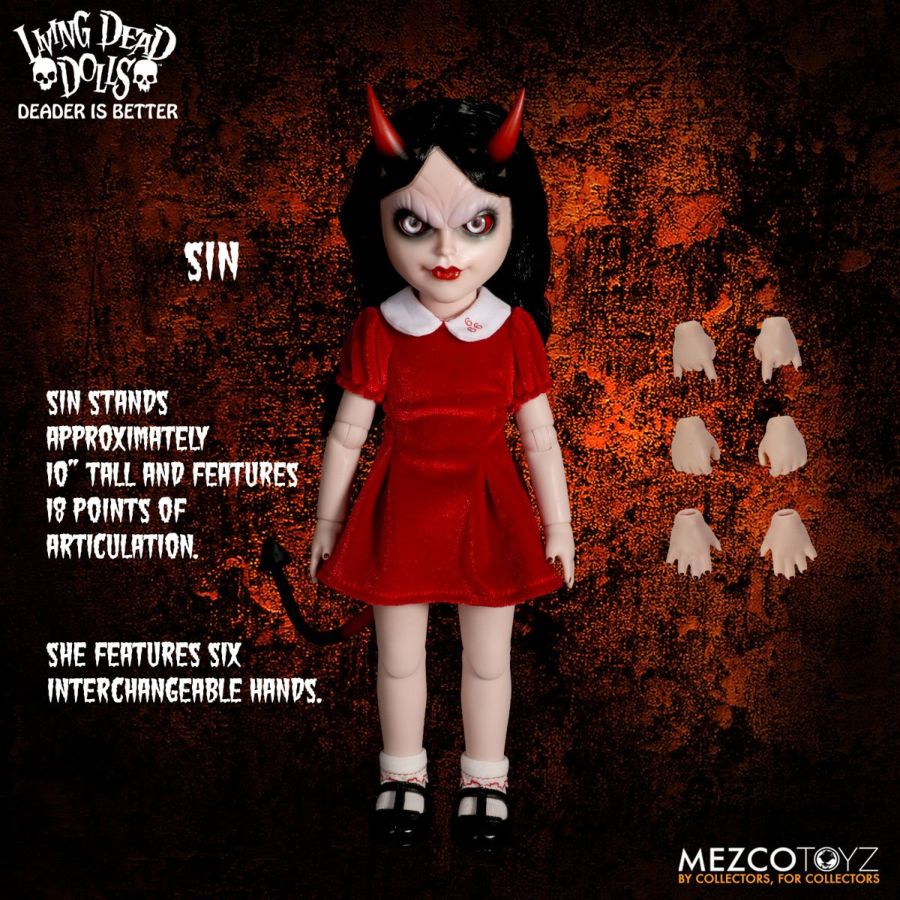 Image Pop Weasel - Image 6 of Living Dead Dolls - Return of the Living Dead Dolls: Sin 10\" Doll - Mezco Toyz - Statue - Image - Pop Weasel