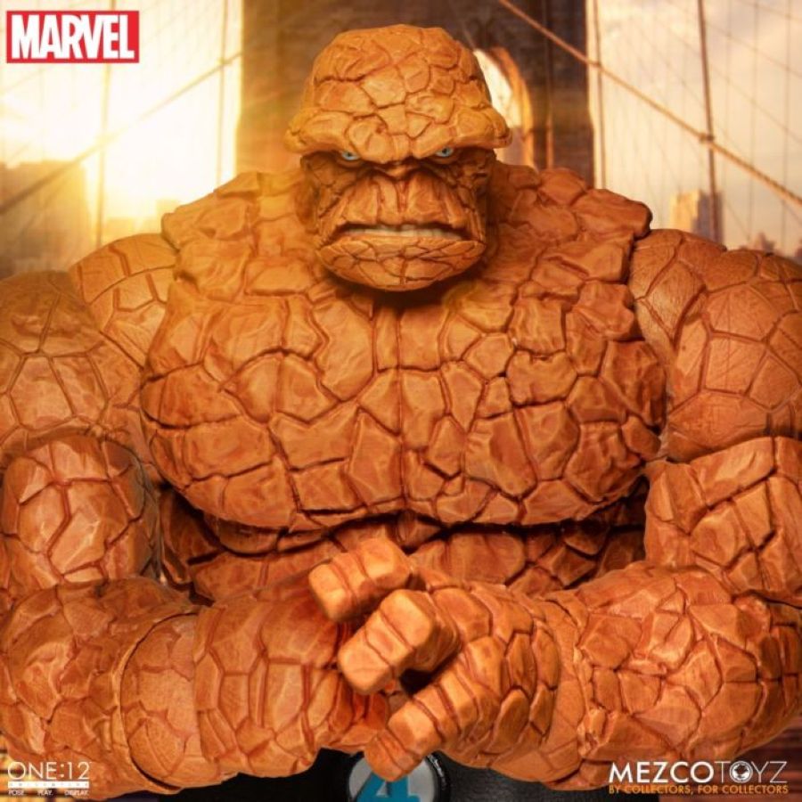 Image Pop Weasel - Image 3 of Marvel Comics - Fantastic Four Deluxe Steel One:12 Action Figure Boxed Set - Mezco Toyz