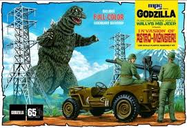 xxcz1/25 Godzilla Army Jeep