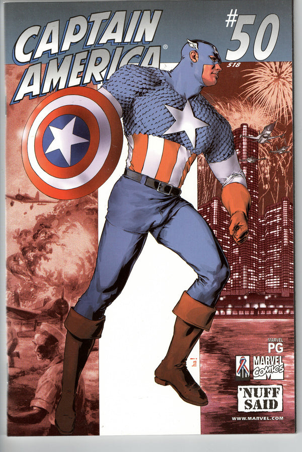 Pre-Owned - Captain America #50 (518 [517])  (February 2002)