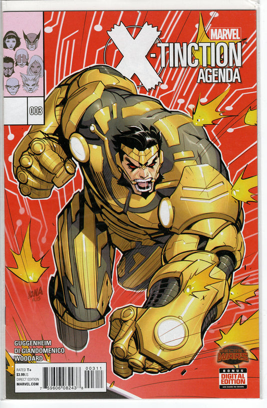 Pre-Owned - X-Tinction Agenda #3  (October 2015)