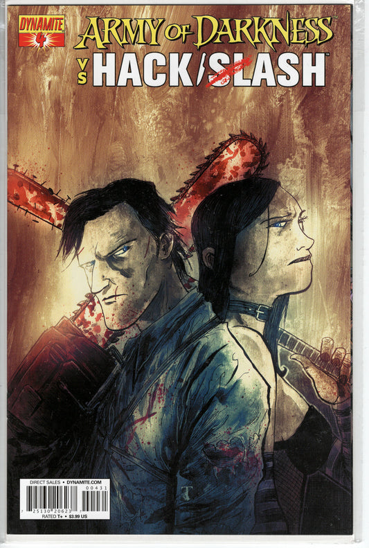 Pre-Owned - Army of Darkness vs. Hack/Slash #4  ([December] 2013)