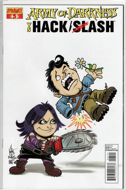 Pre-Owned - Army of Darkness vs. Hack/Slash #5  ([January] 2014)