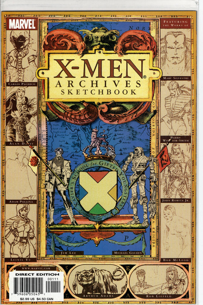 Pre-Owned - X-Men Archives Sketchbook - Pre-Owned Comics - Image - Pop Weasel
