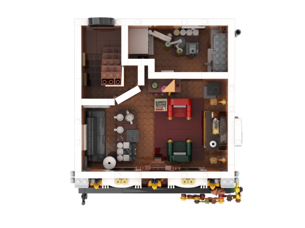 Pop Weasel - Image 6 of Sherlock Holmes - 221B Baker Street Apartment (3087 pc) - Pantasy