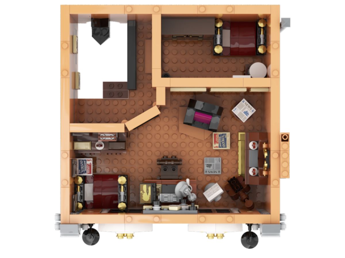 Pop Weasel - Image 7 of Sherlock Holmes - 221B Baker Street Apartment (3087 pc) - Pantasy