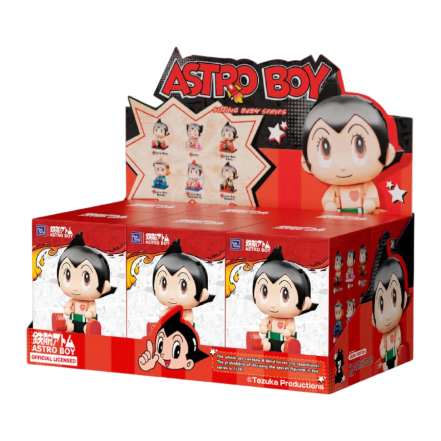 Astro Boy - Sitting Baby Series 1 Blind Box Construction Set (Display of 6) - Pantasy image - Pantasy - Image - Pop Weasel