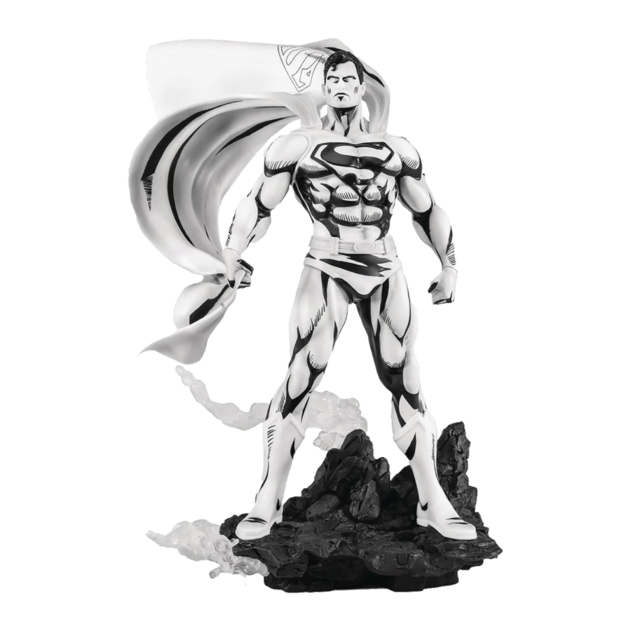 Superman - Superman (John Byrne) Black & White PVC 1:8 Scale Statue - Pure Arts - Statue - Image - Pop Weasel