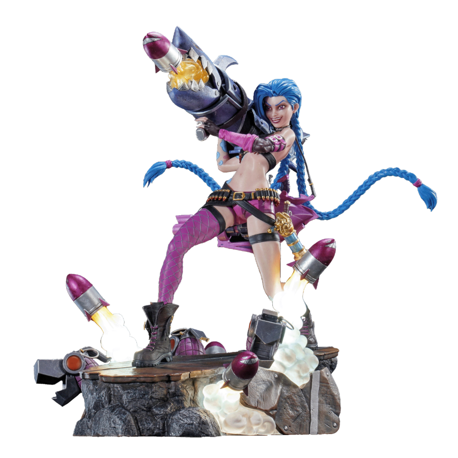 League of Legends - Jinx 1:6 Scale Statue - Pure Arts - Statue - Image - Pop Weasel