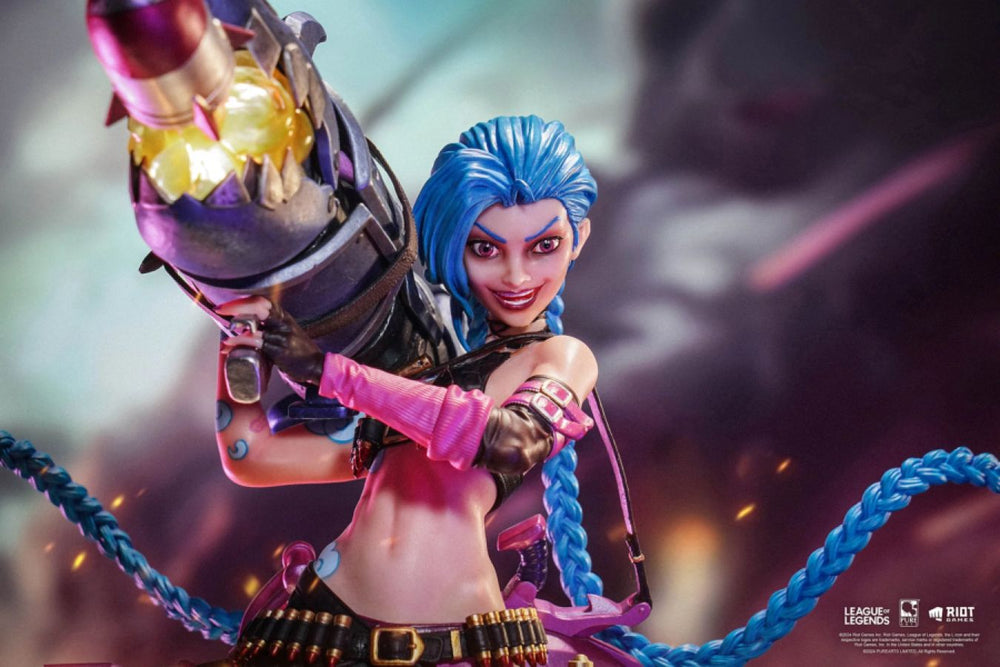 Image Pop Weasel - Image 8 of League of Legends - Jinx 1:6 Scale Statue - Pure Arts - Statue - Image - Pop Weasel