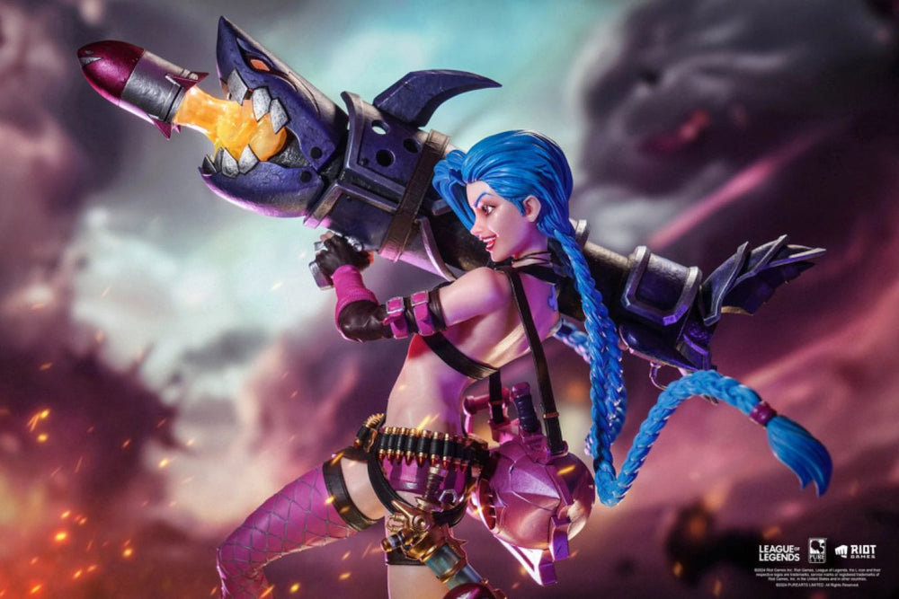 Image Pop Weasel - Image 9 of League of Legends - Jinx 1:6 Scale Statue - Pure Arts - Statue - Image - Pop Weasel