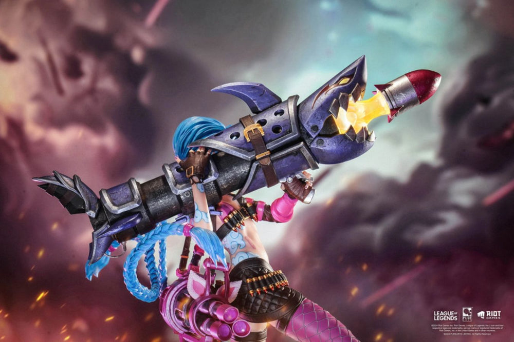 Image Pop Weasel - Image 10 of League of Legends - Jinx 1:6 Scale Statue - Pure Arts - Statue - Image - Pop Weasel