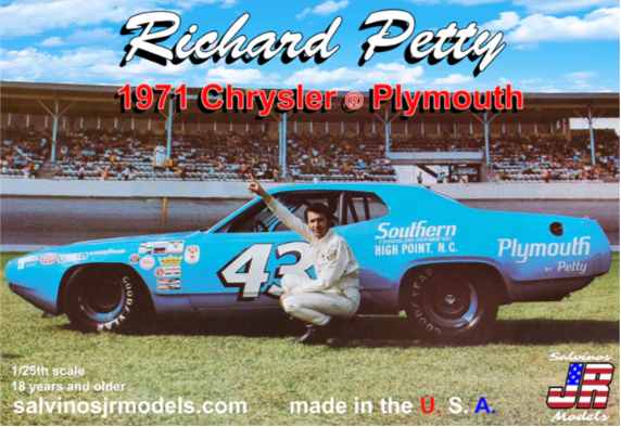 z1/25 '71 Plymouth Roadr#43 RP - Model - Image - Pop Weasel