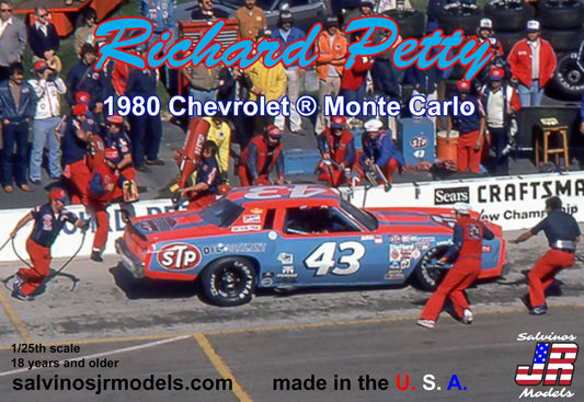 1/25 &#39;80 Monte Carlo #43 RP