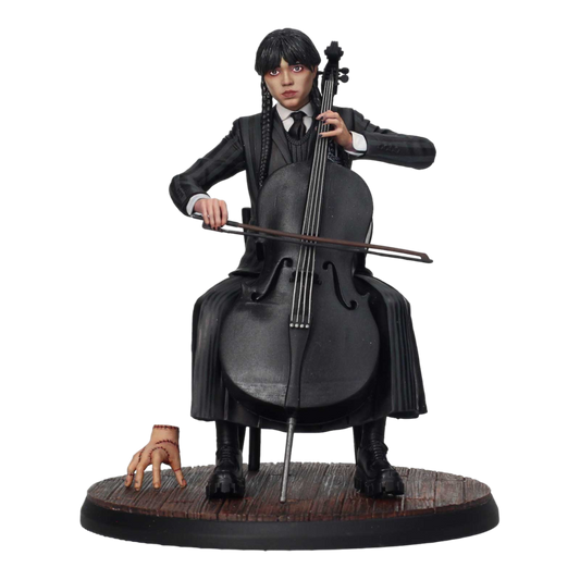 Pop Weasel Image of Wednesday (TV) - Wednesday Addams with Cello Figure - SD Toys