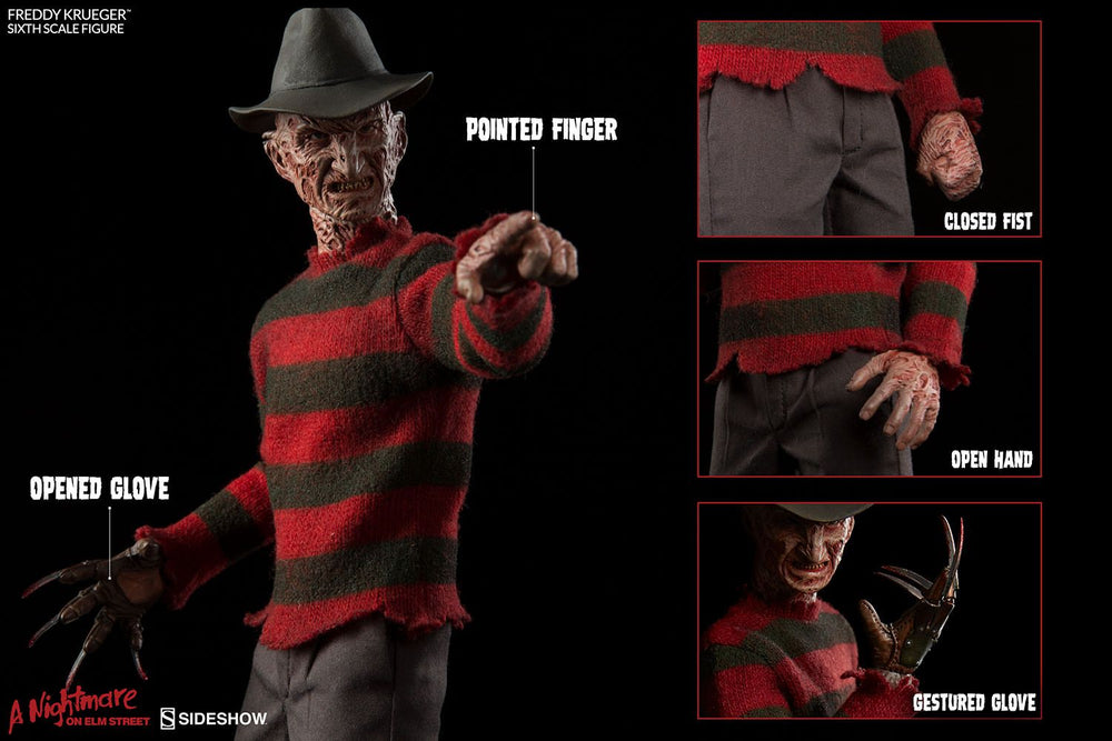 Image Pop Weasel - Image 7 of A Nightmare on Elm Street - Freddy Krueger 12\" 1:6 Scale Action Figure - Sideshow Collectibles - Statue - Image - Pop Weasel