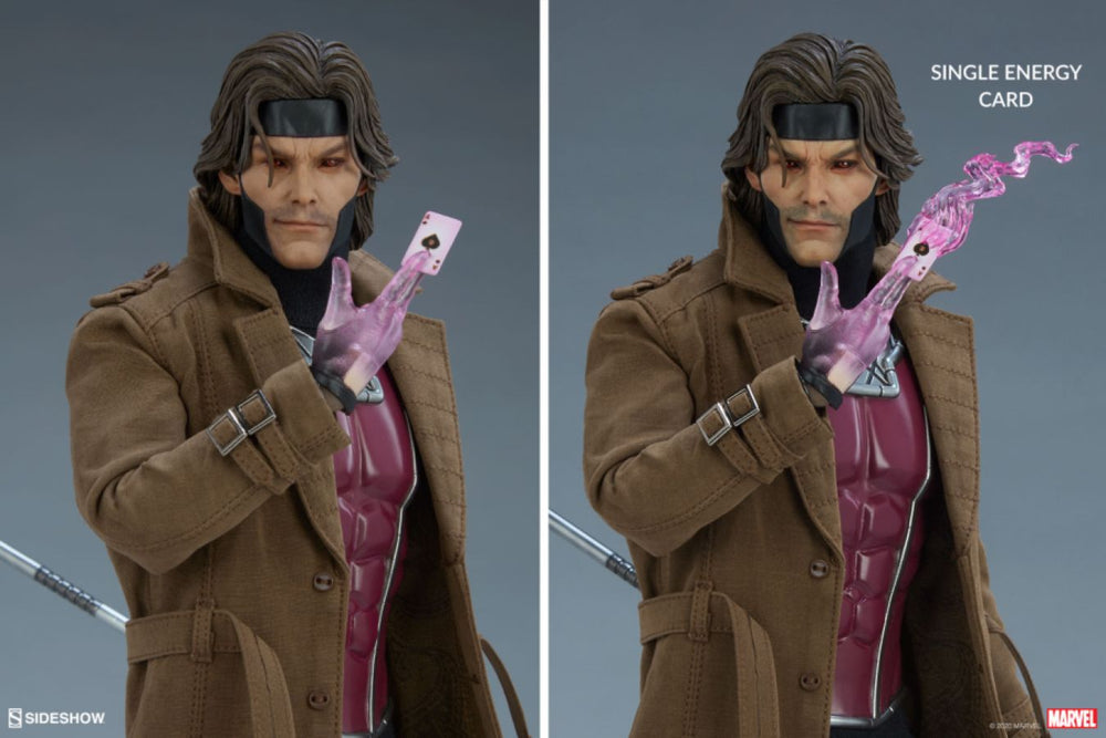 Pop Weasel - Image 3 of Marvel Comics - Gambit 12" Action Figure - Sideshow Collectibles - Action Figure - Image - Pop Weasel