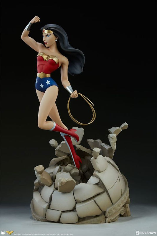 Image Pop Weasel - Image 2 of Justice League Animated - Wonder Woman Statue - Sideshow Collectibles