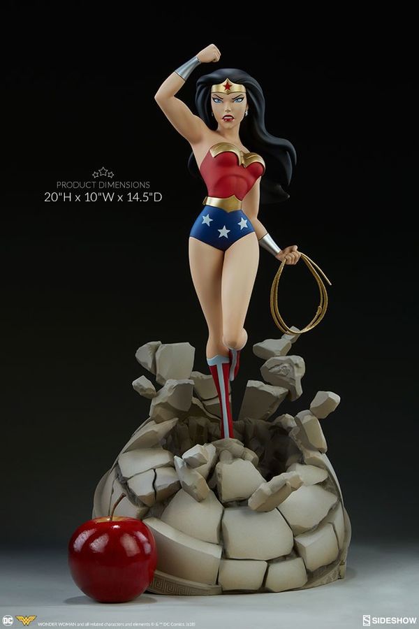 Image Pop Weasel - Image 9 of Justice League Animated - Wonder Woman Statue - Sideshow Collectibles - Statue - Image - Pop Weasel