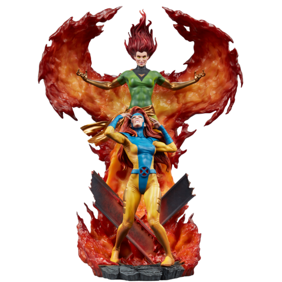 Pop Weasel Image of Marvel Comics - Phoenix & Jean Grey Maquette - Sideshow Collectibles - Statue - Image - Pop Weasel